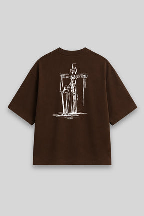 Camisa Oversized Crucificação [HACEDAY]