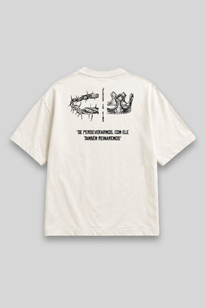 Camisa Oversized Da Cruz à Coroa [HACEDAY]