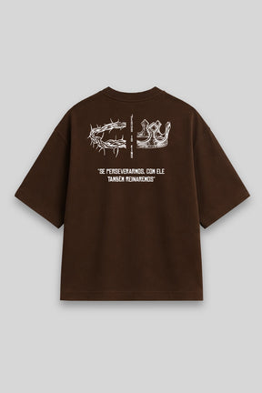 Camisa Oversized Da Cruz à Coroa [HACEDAY]