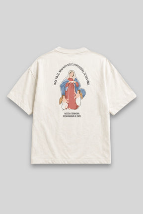 Camisa Oversized Nsa Desatadora de Nós branca | HACE