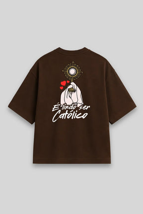 Camisa Oversized É lindo ser Católico [HACEDAY]