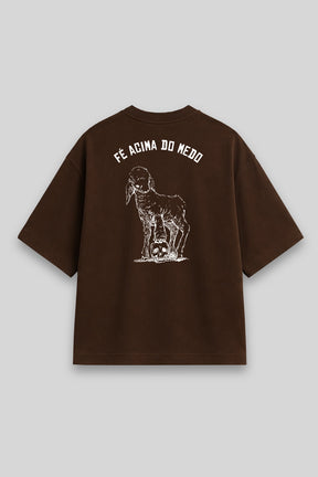 Camisa Oversized Fé Acima do Medo [HACEDAY]