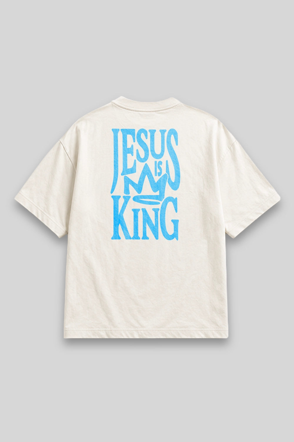 Camisa Oversized Jesus is King branca | HACE