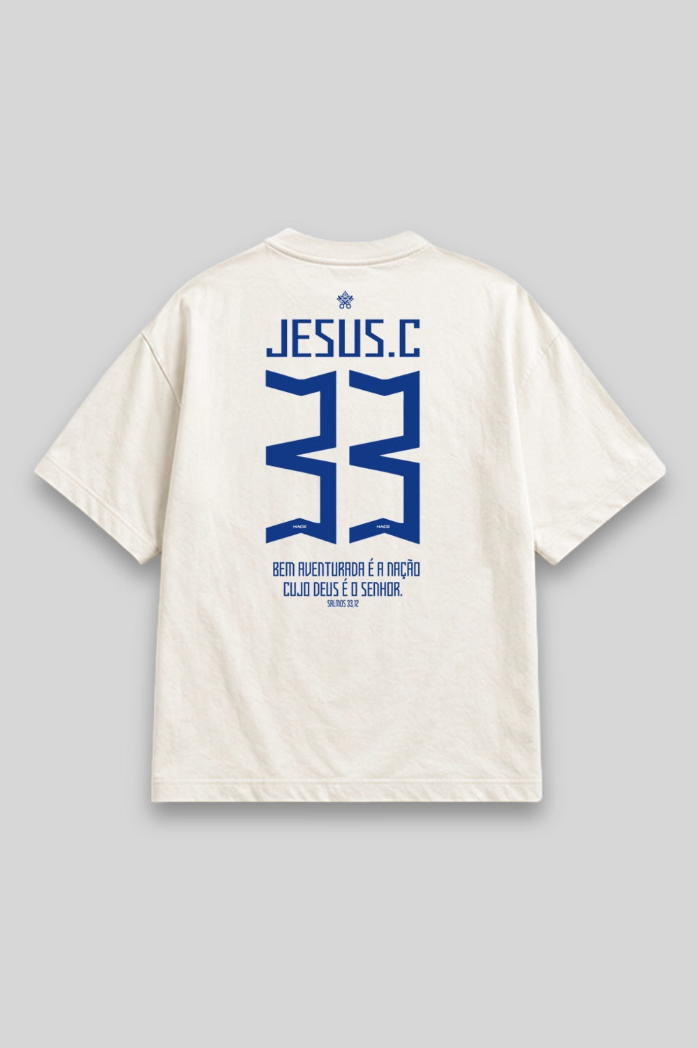 Camisa Oversized Nação Consagrada branca | HACE