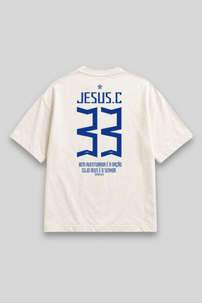 Camisa Oversized Nação Consagrada branca | HACE