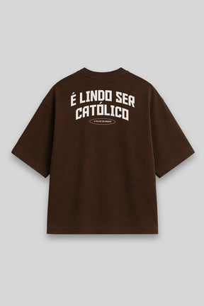 Camisa Oversized Orgulho de ser Católico [HACEDAY]
