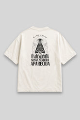 Camisa Oversized Padroeira do Brasil branca | HACE