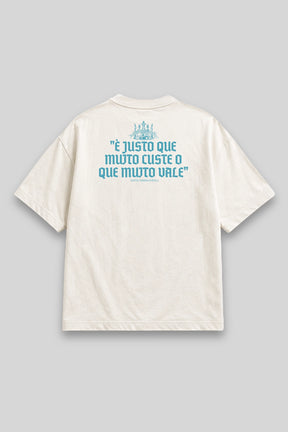 Camisa Oversized Preço Justo branca | HACE