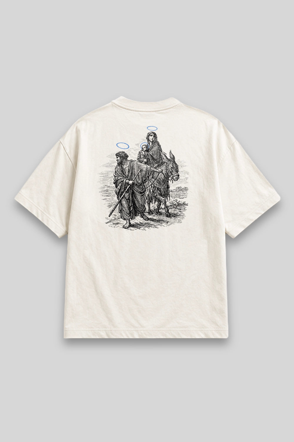 Camisa Oversized Sagrada Família branca | HACE