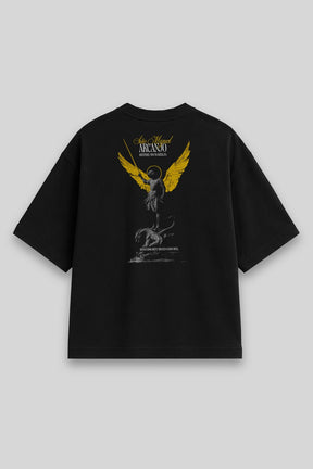 Camisa Oversized São Miguel Arcanjo preta | HACE