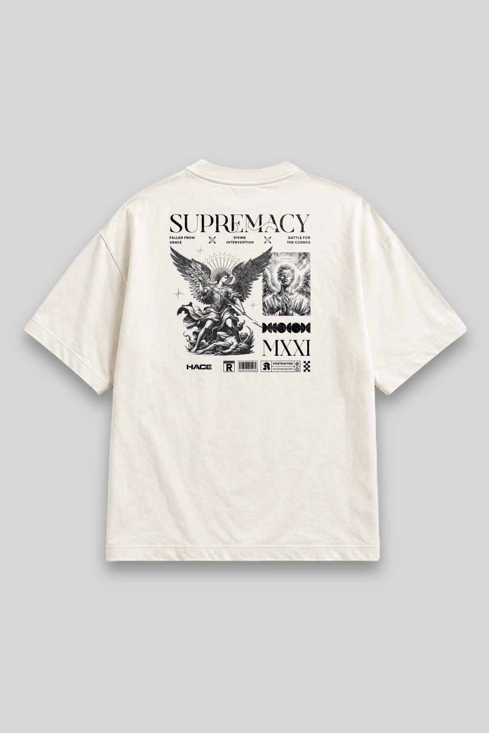 Camisa Oversized Supremacy branca | HACE