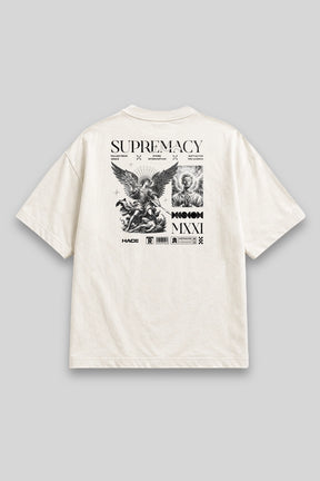 Camisa Oversized Supremacy branca | HACE