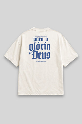 Camisa Oversized Tudo Para a Sua Glória branca | HACE