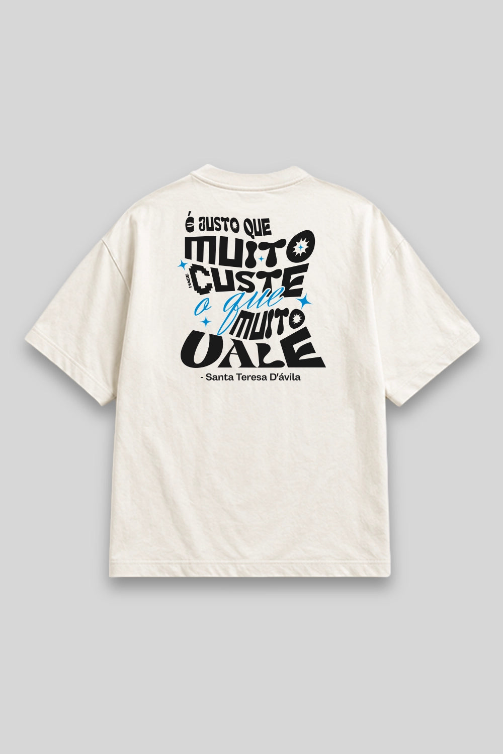 Camisa Oversized Vale o Preço branca | HACE