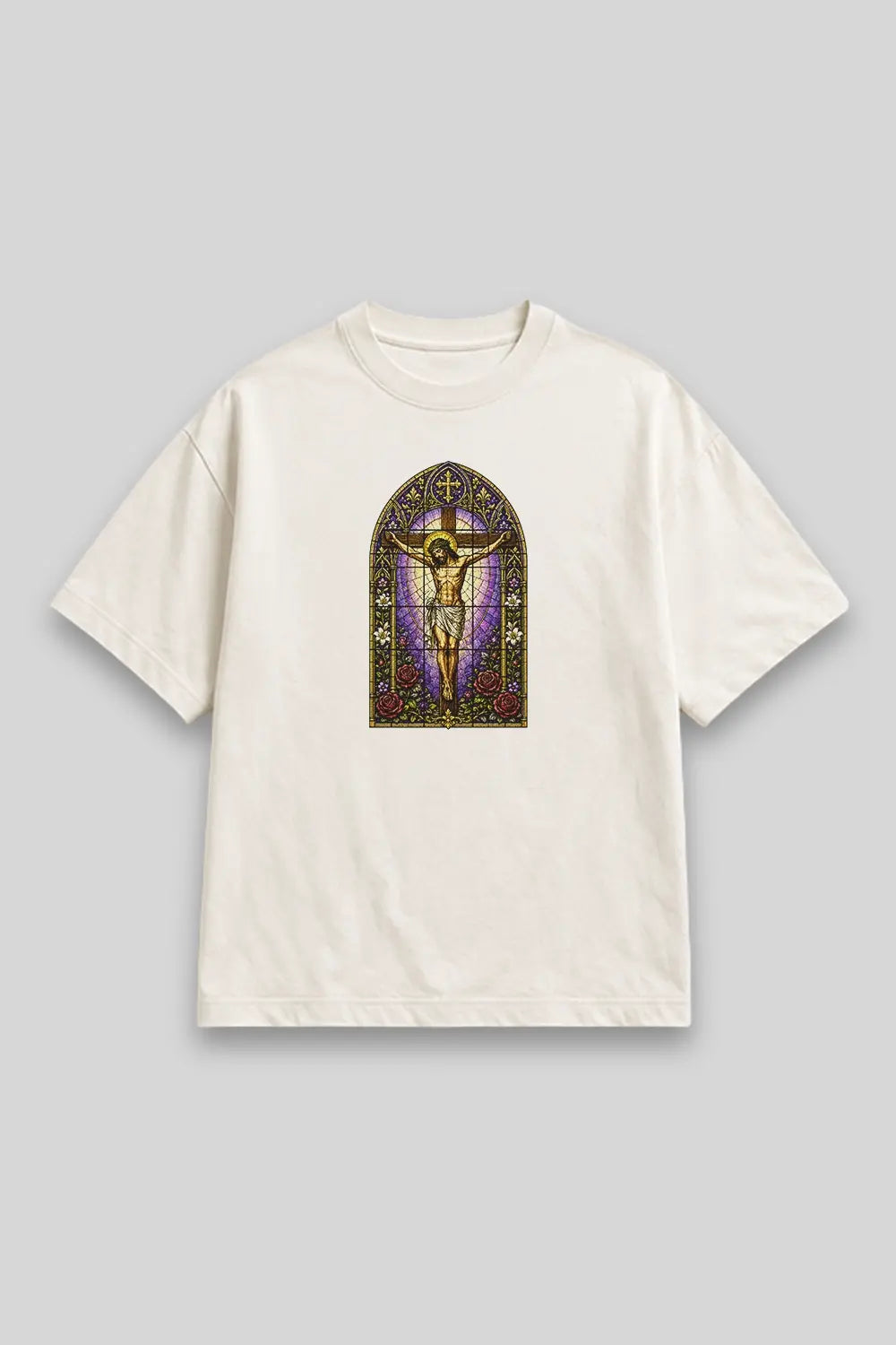 Camisa Oversized Cristo Vitral