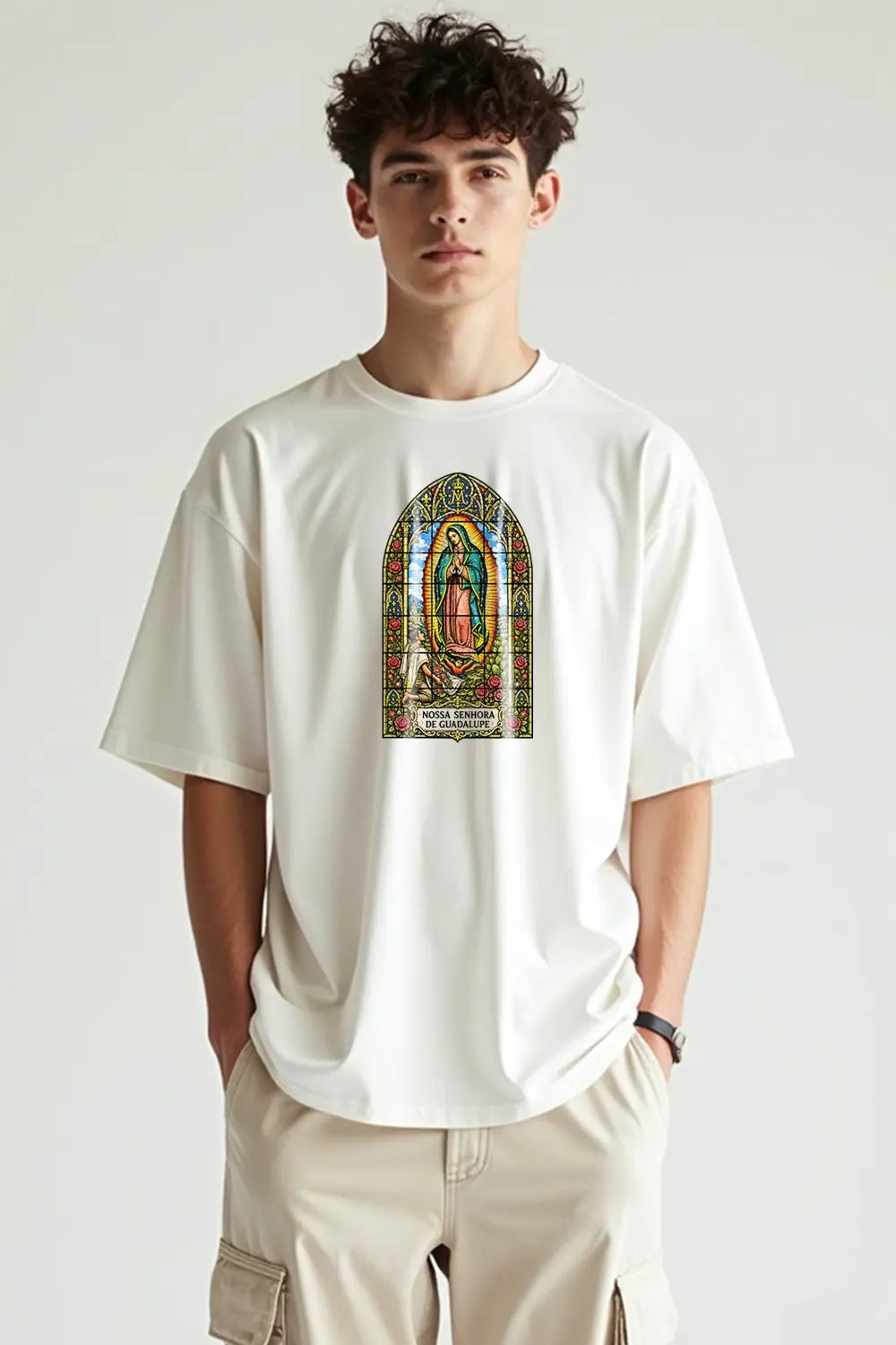 Camisa Oversized Guadalupe Vitral