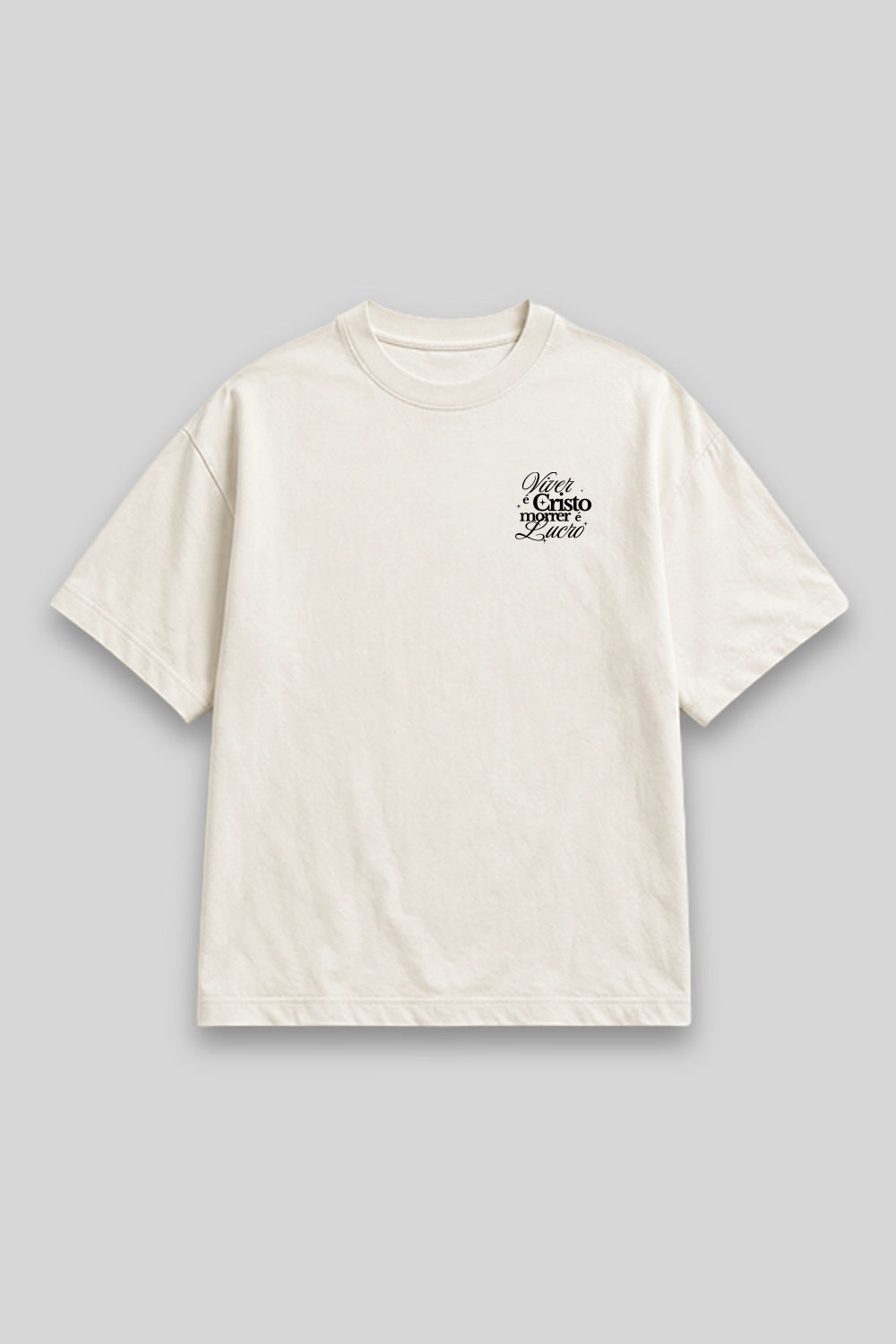 Camisa Oversized Viver é Cristo [HACEDAY]