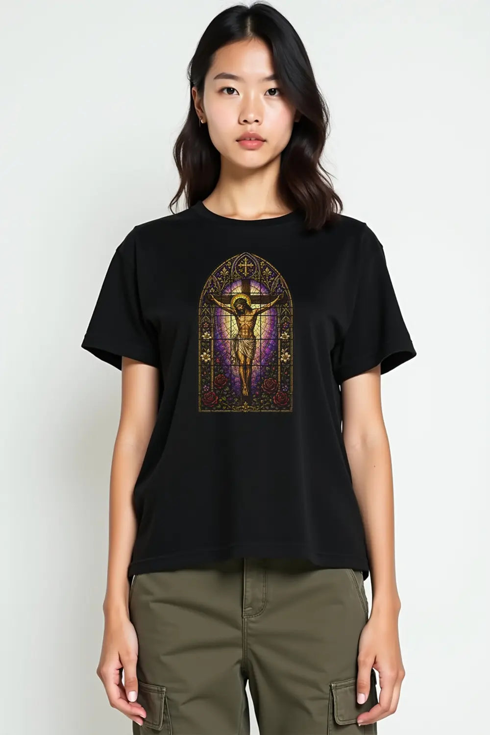 Camisa Básica Cristo Vitral