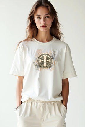 Camisa Oversized Medalha São Bento