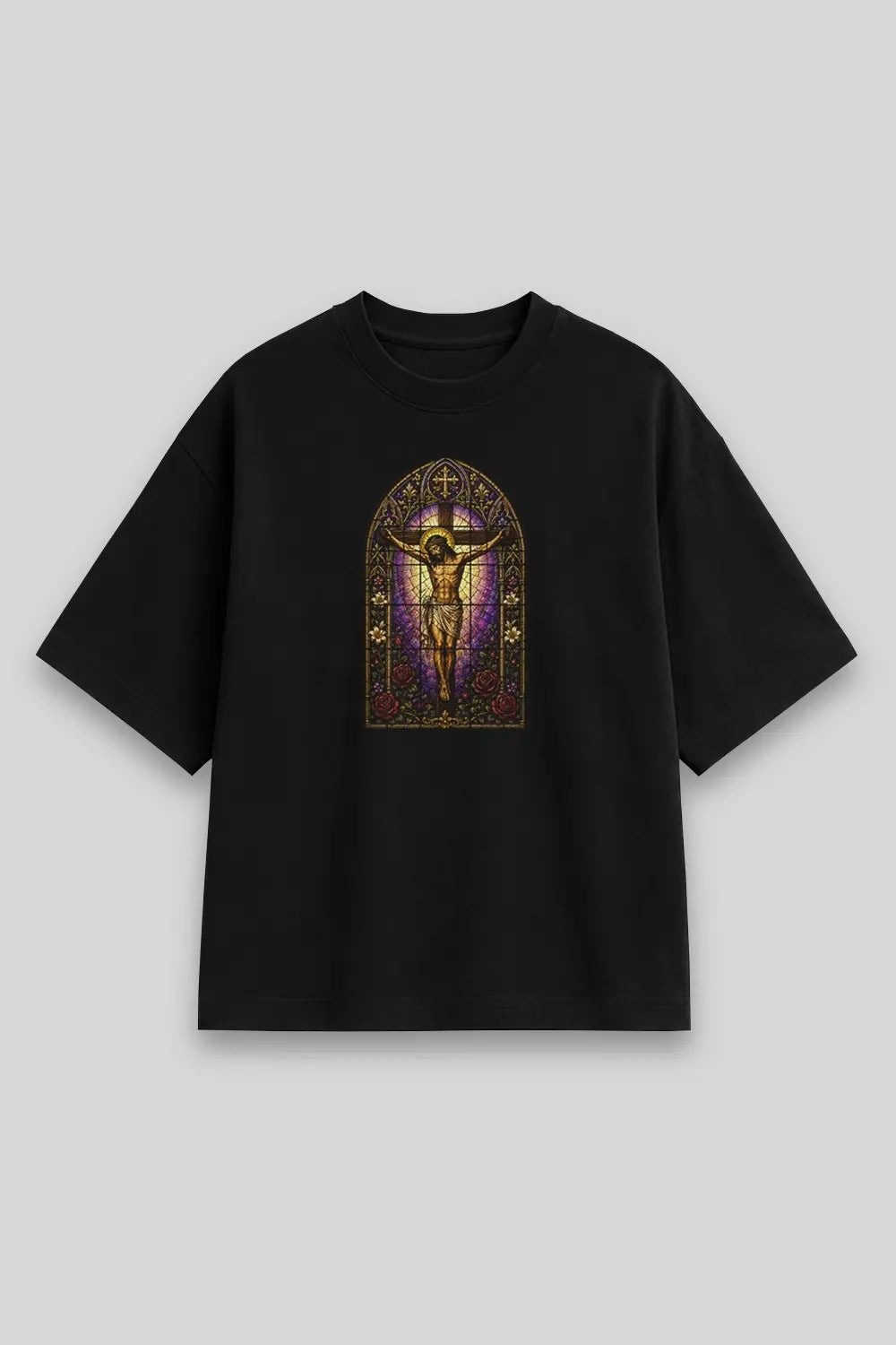 Camisa Oversized Cristo Vitral