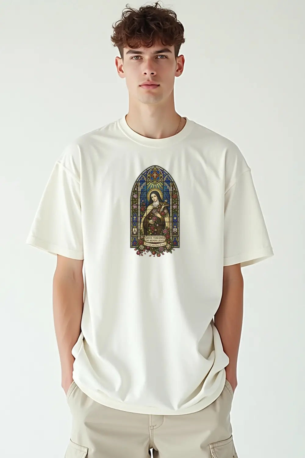 Camisa Oversized Santa Teresinha Vitral