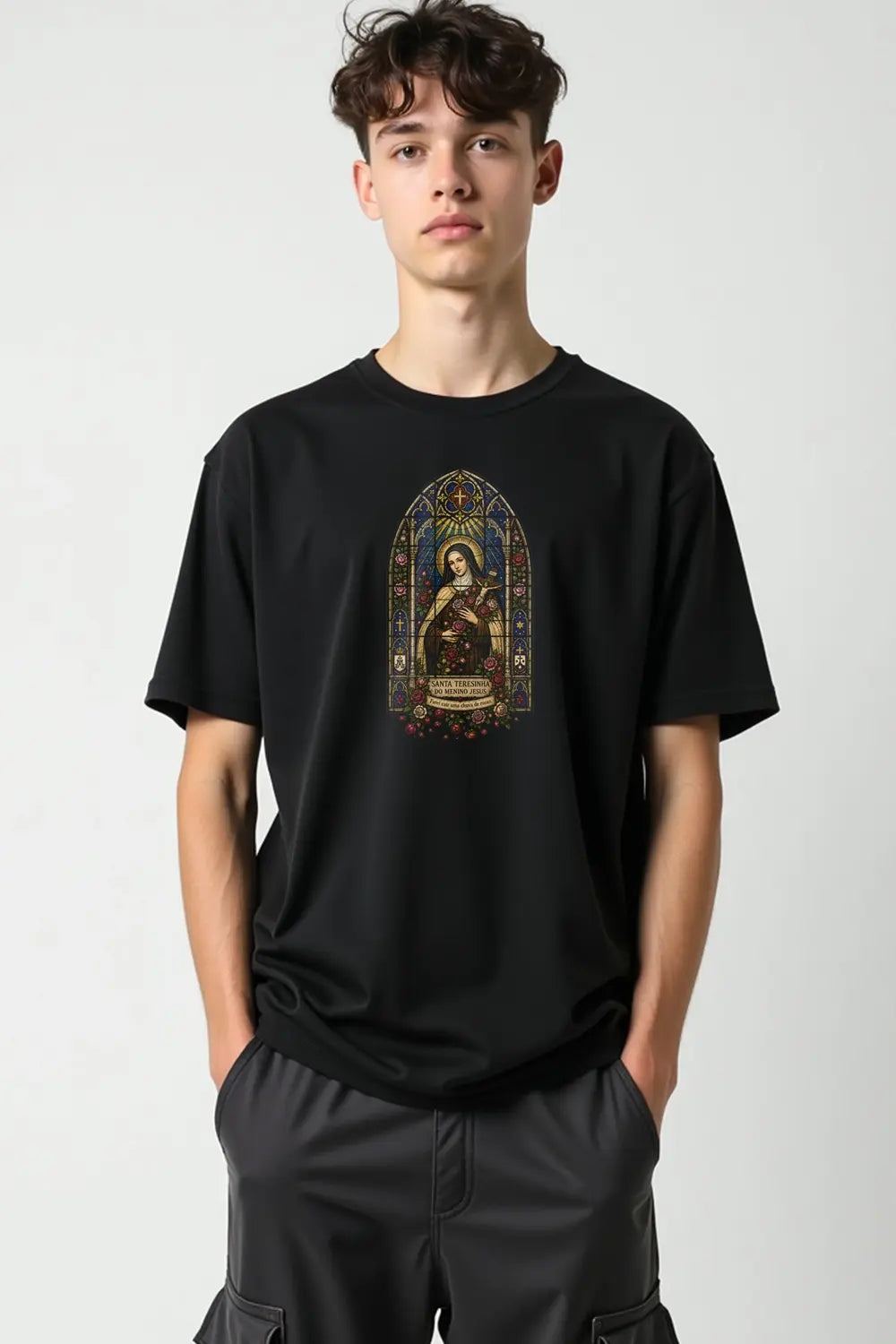 Camisa Oversized Santa Teresinha Vitral