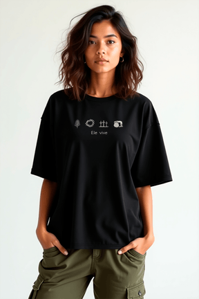 Camisa Oversized Ele Vive - Hace | Moda Cristã