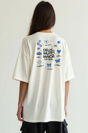 Camisa Oversized Deus é Maior