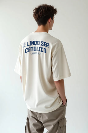 Camisa Oversized Orgulho de ser Católico