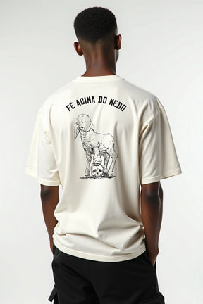Camisa Oversized Fé acima do medo