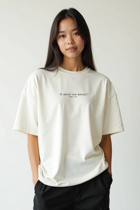 Camisa Oversized O Amor Me Amou