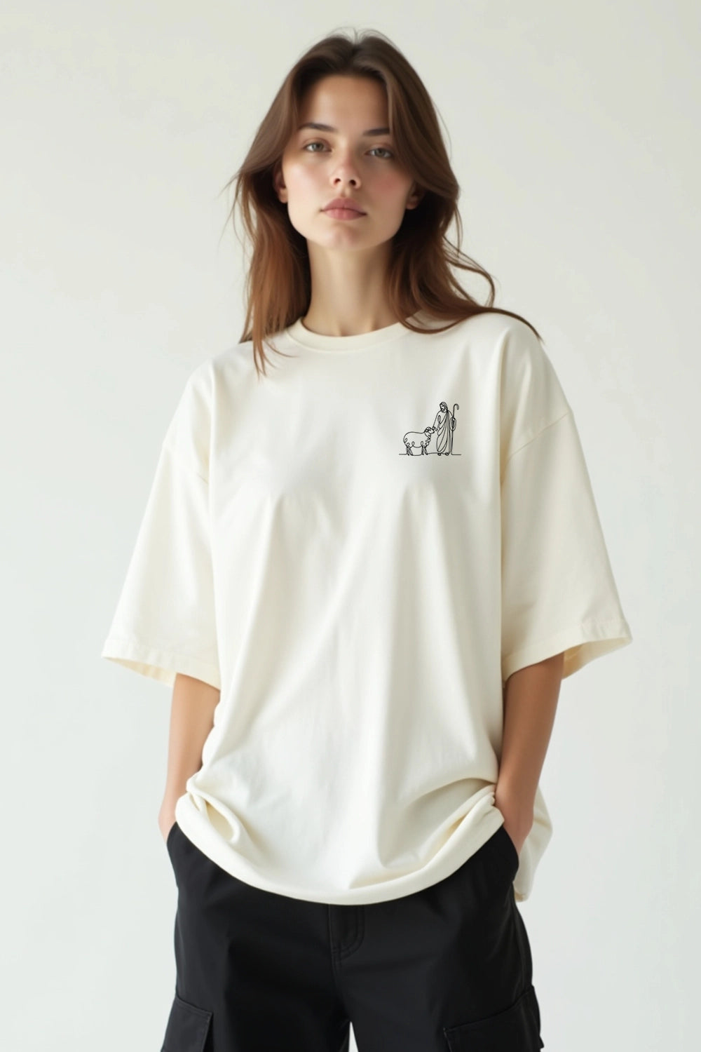 Camisa Oversized Ovelha #100
