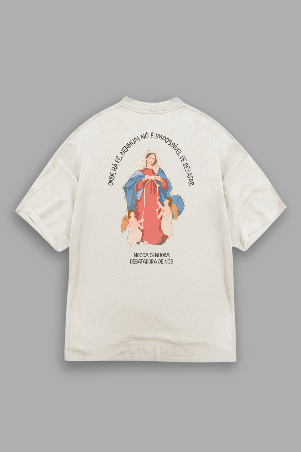 Camisa Oversized Nsa Desatadora de Nós