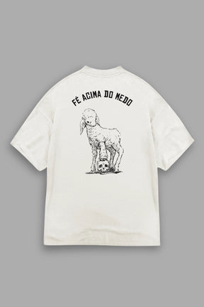 Camisa Oversized Fé acima do medo