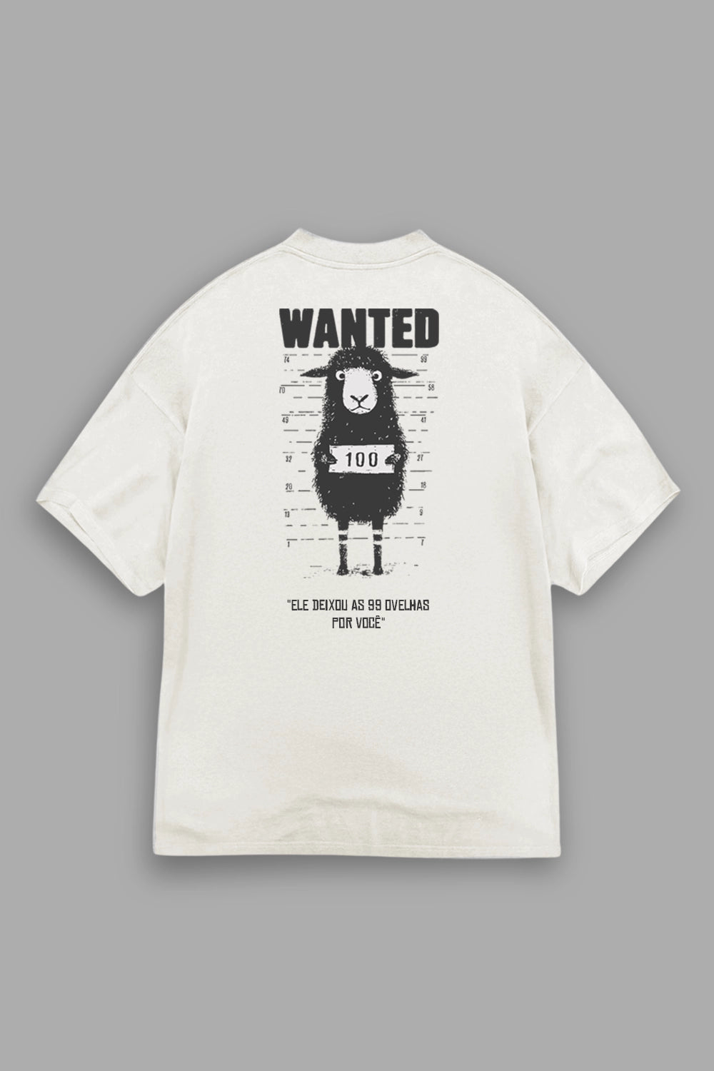 Camisa Oversized Ovelha #100