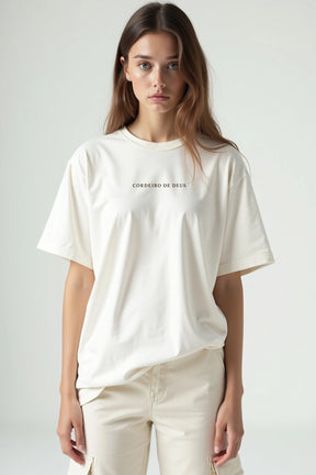 Camisa Oversized Cordeiro de Deus
