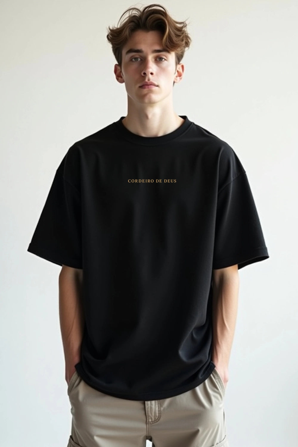 Camisa Oversized Cordeiro de Deus