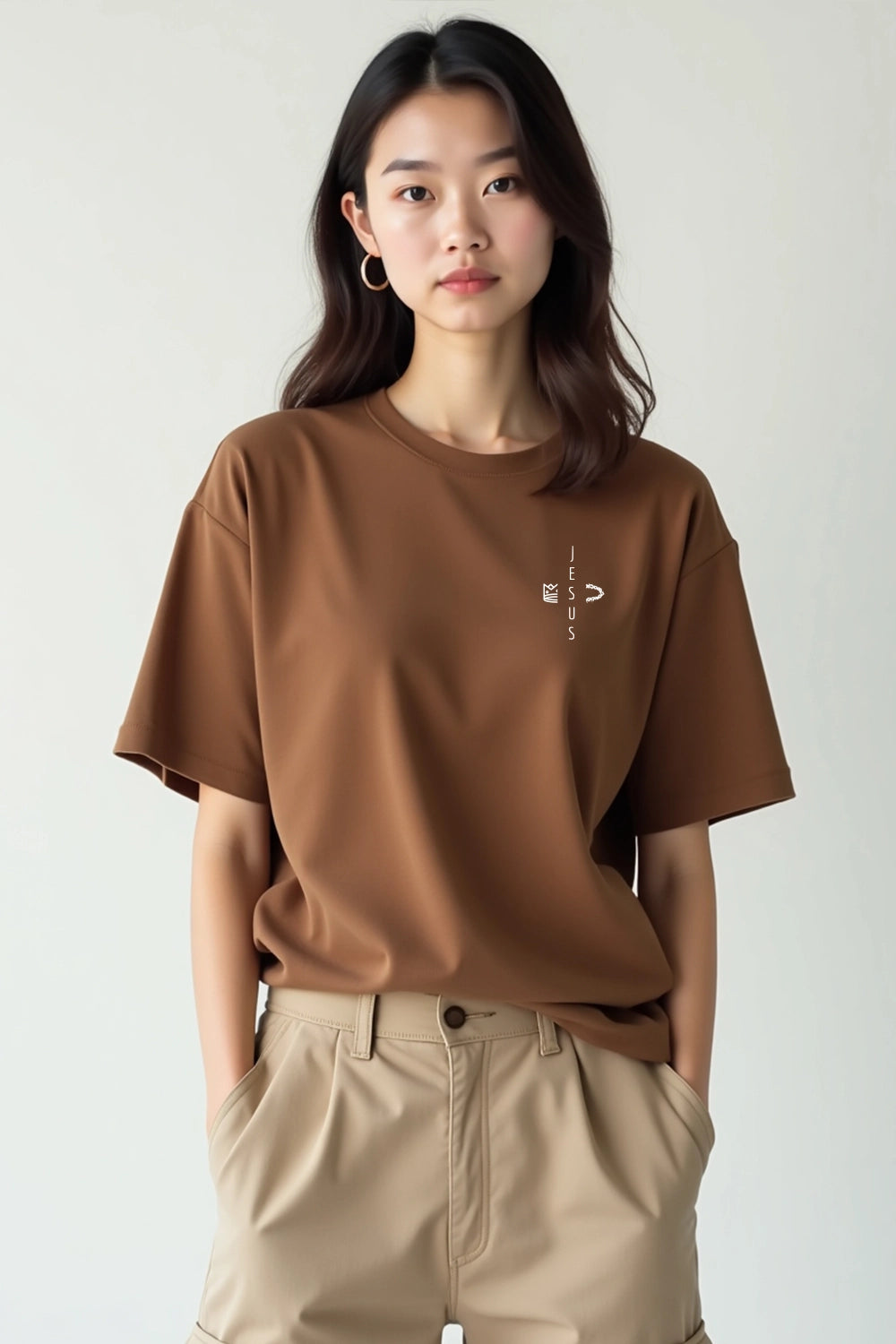 Camisa Oversized Da Cruz à Coroa 25.6