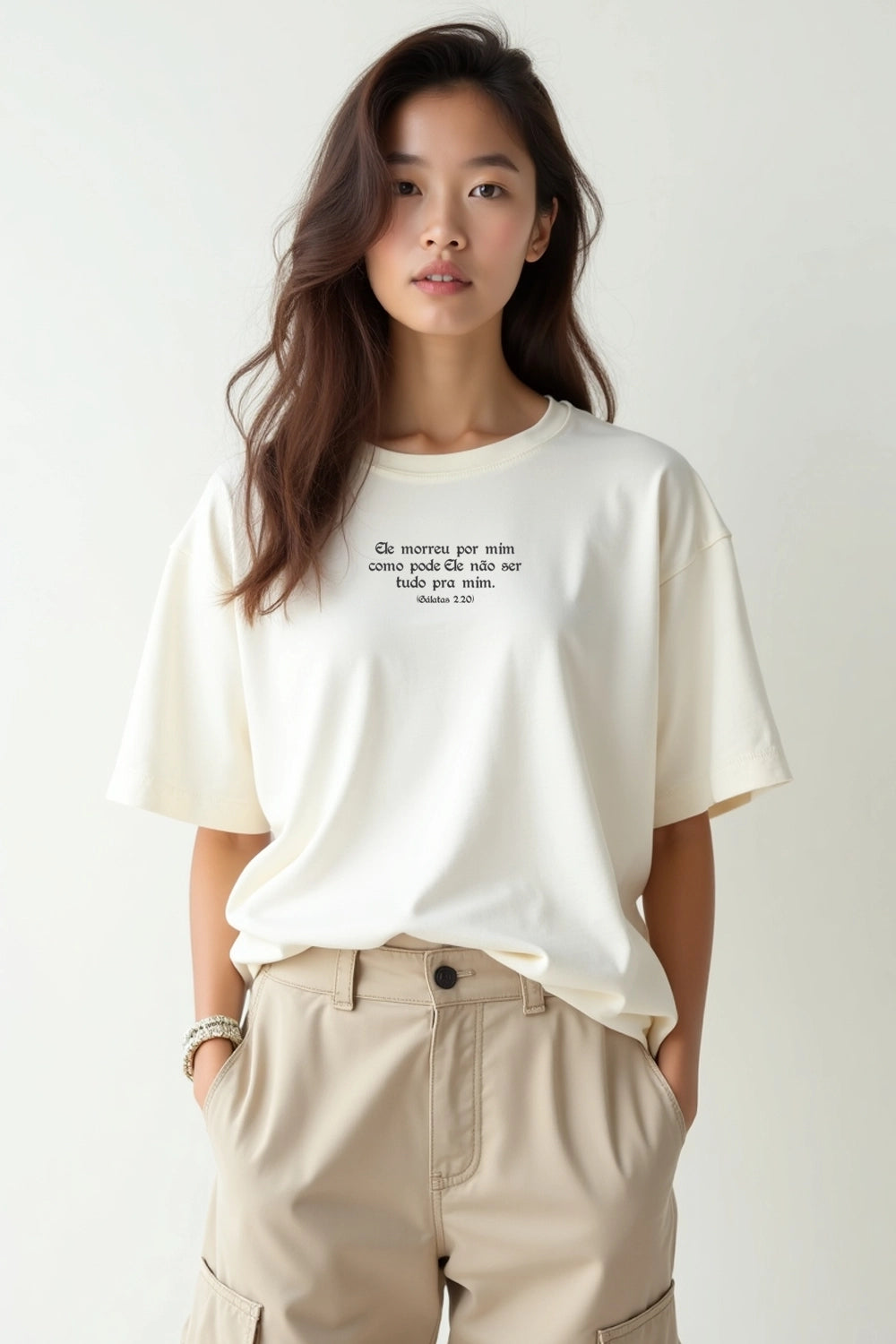 Camisa Oversized Ele Morreu por Mim