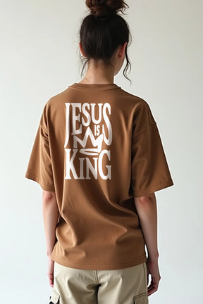 Camisa Oversized Jesus is King