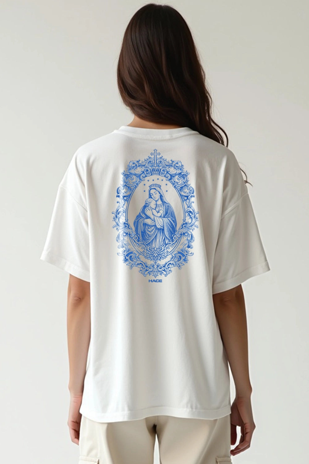 Camisa Oversized Mãe Santíssima