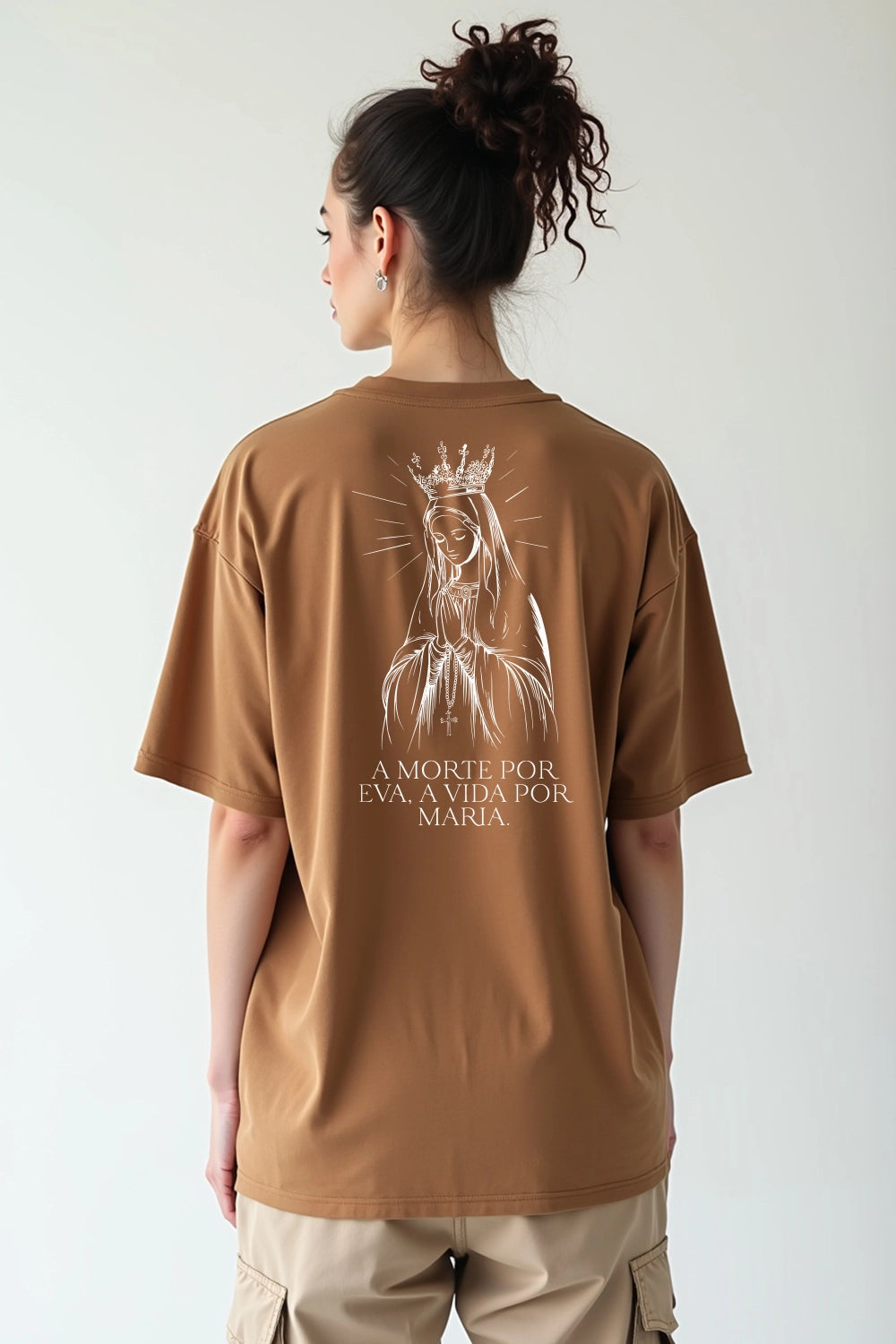 Camisa Oversized Nsa de Fátima