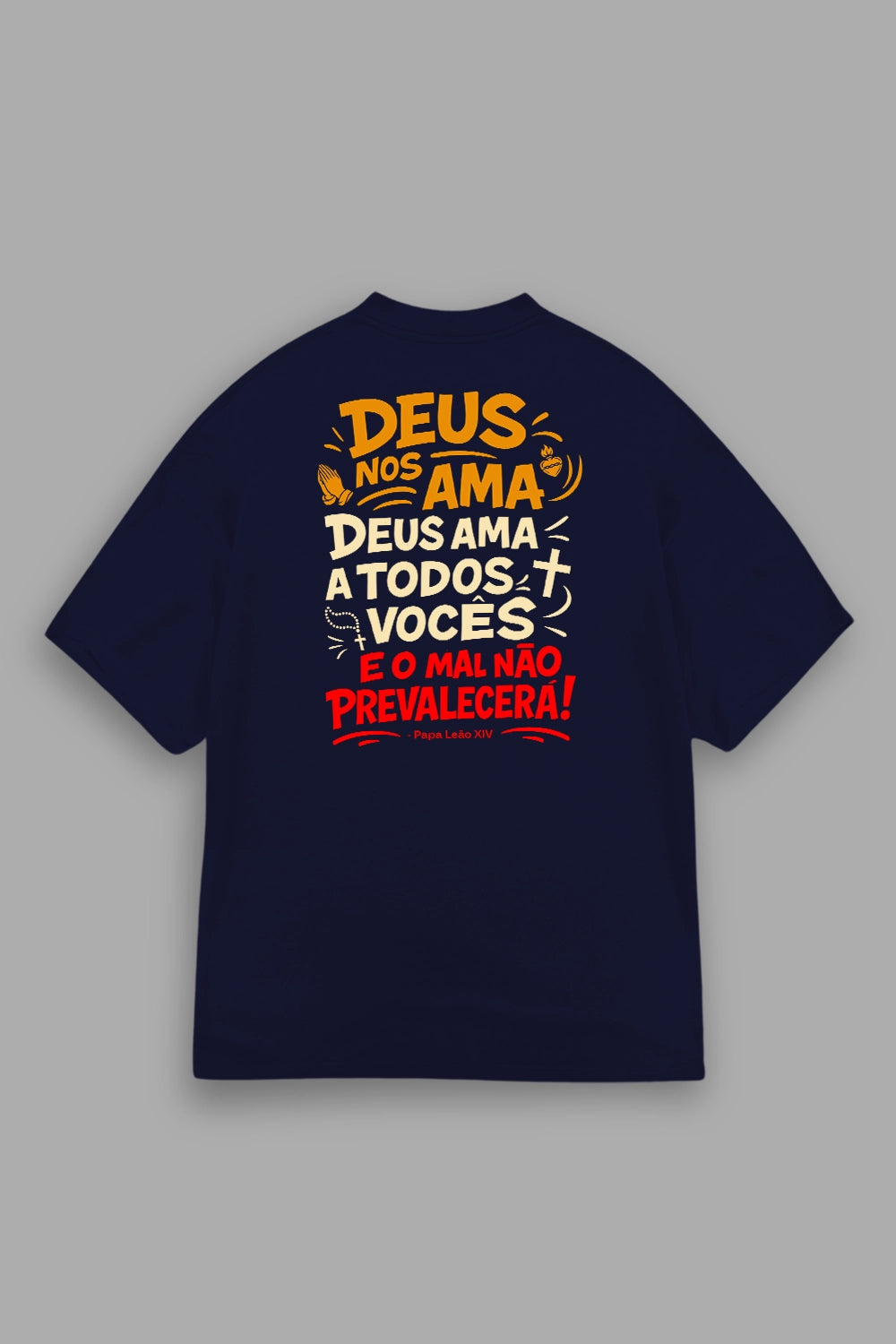 Camisa Oversized Papa Leão