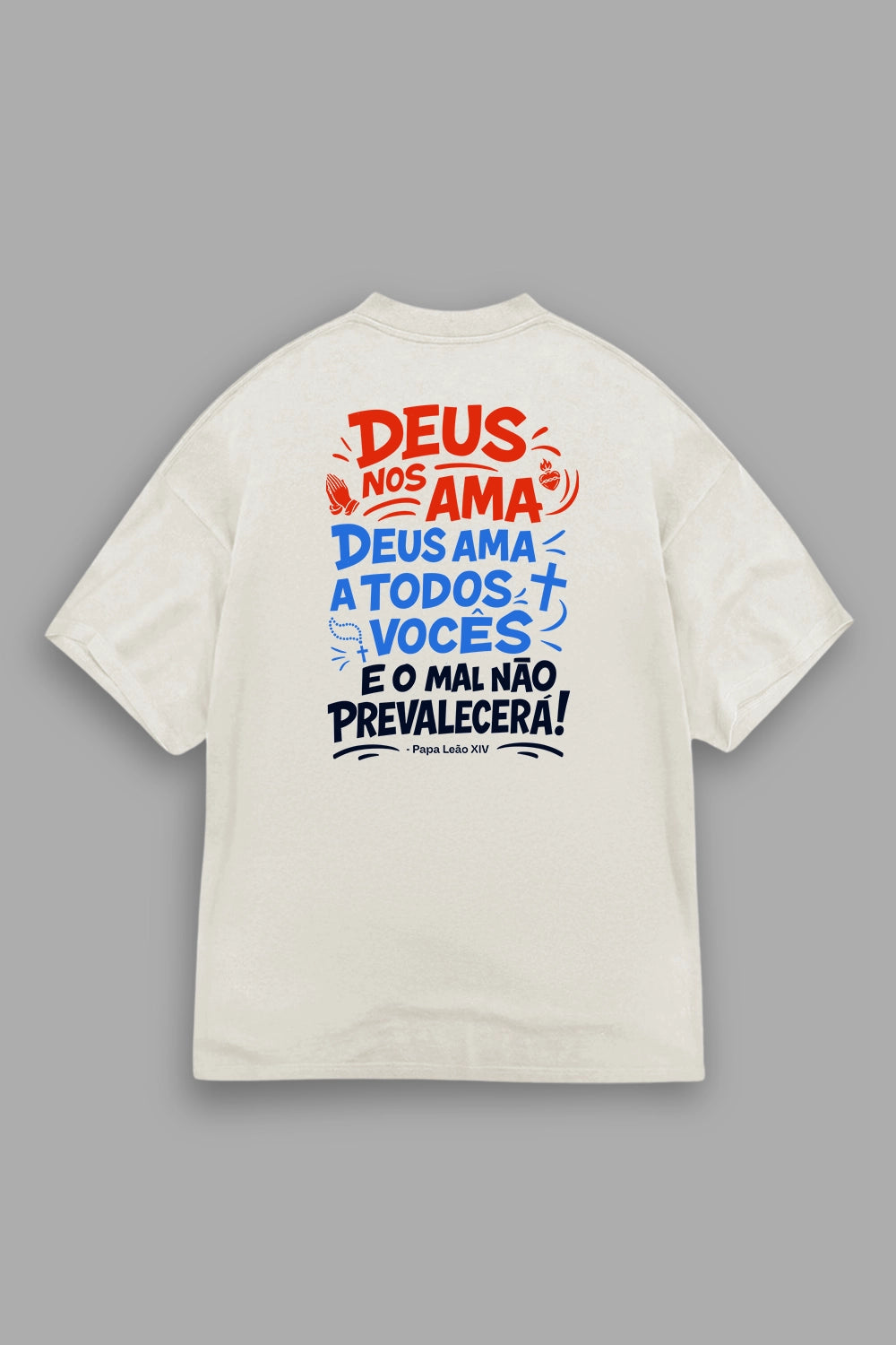 Camisa Oversized Papa Leão
