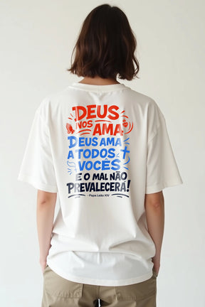 Camisa Oversized Papa Leão