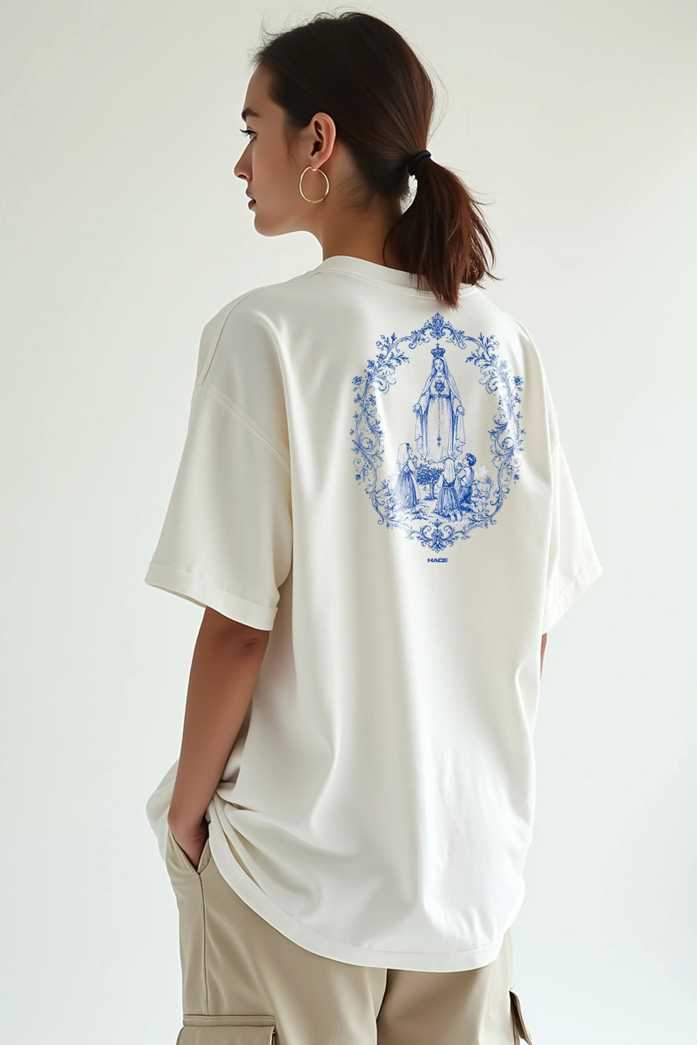 Camisa Oversized Rogai por Nós