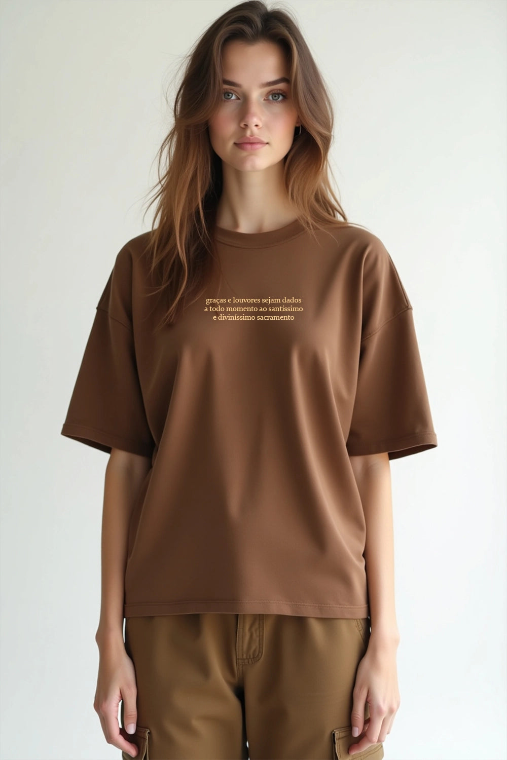 Camisa Oversized Santo Sacramento