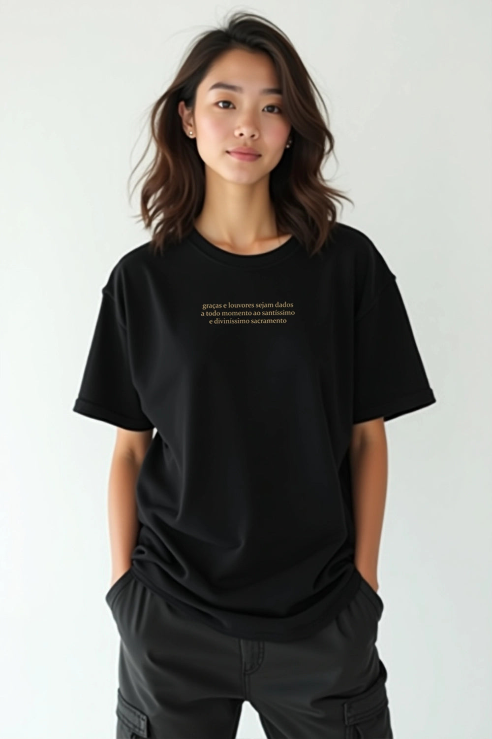 Camisa Oversized Santo Sacramento