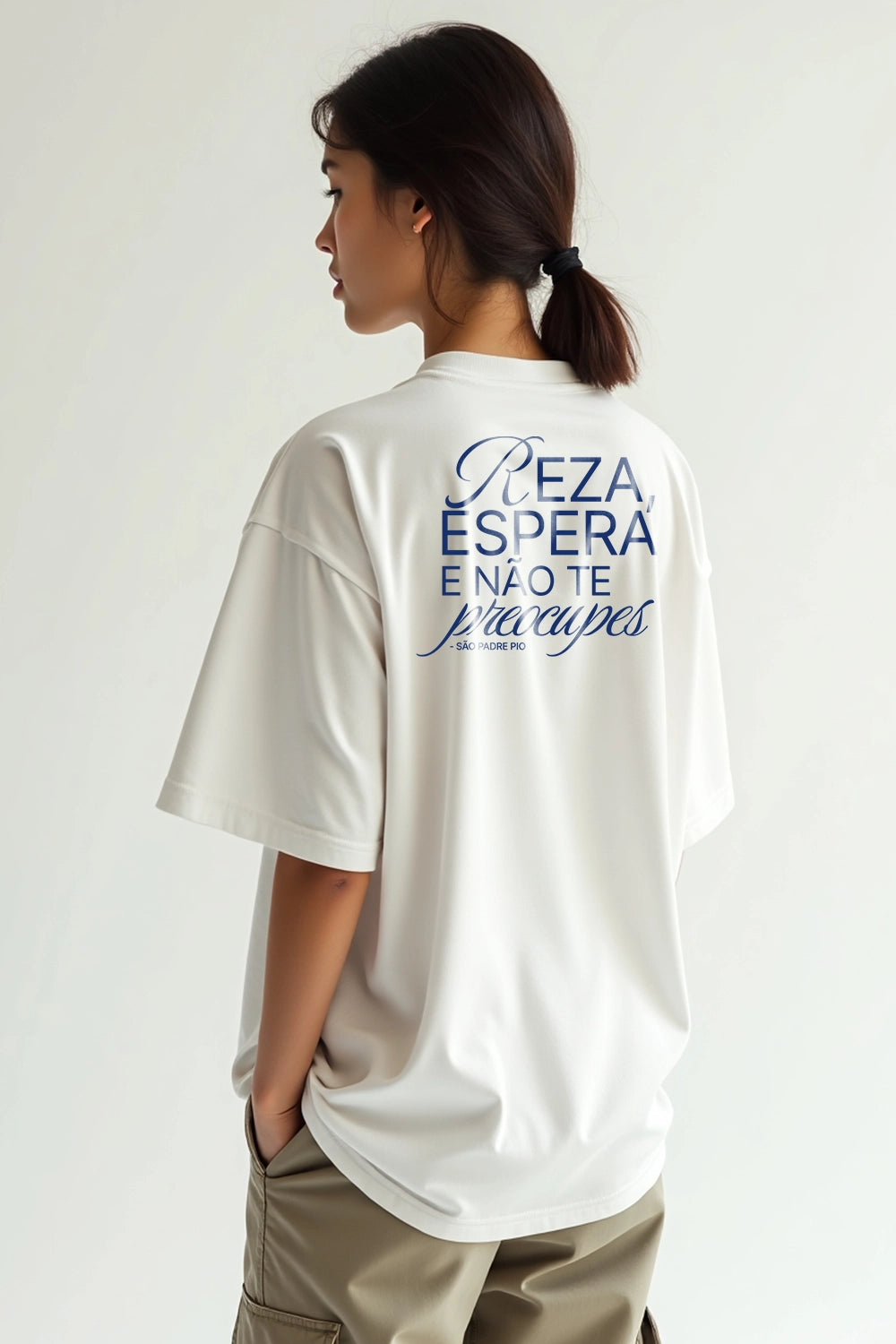 Camisa Oversized São Padre Pio