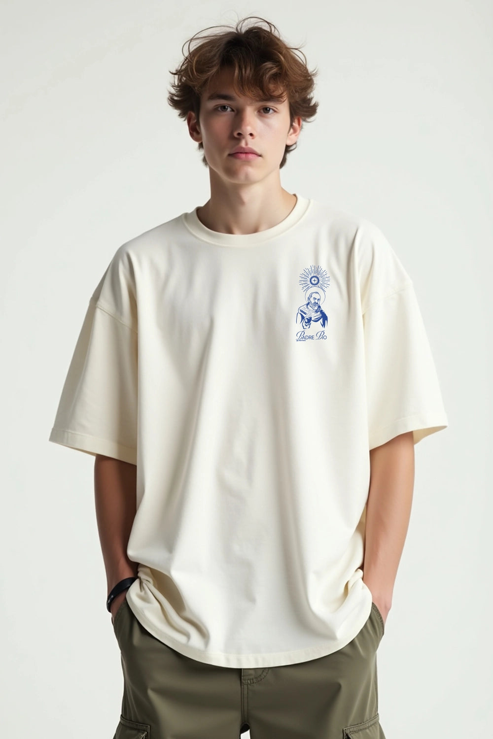 Camisa Oversized São Padre Pio